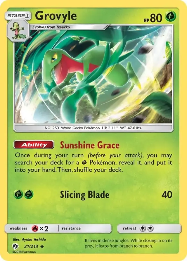 Grovyle - Pokemon Lost Thunder #21