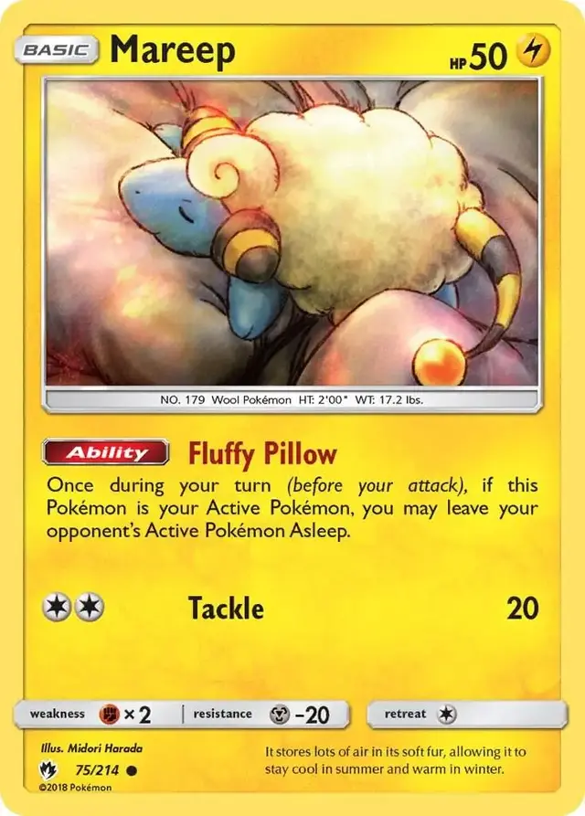 Mareep - Pokemon Lost Thunder #75