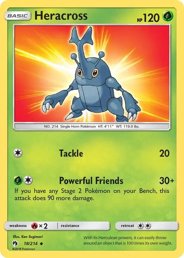 Heracross - Pokemon Lost Thunder #18
