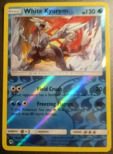 White Kyurem [Reverse Holo] - Pokemon Lost Thunder #63