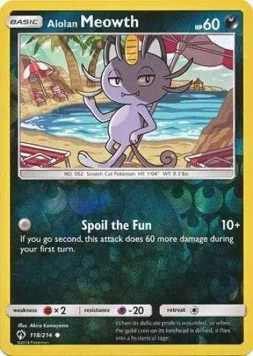 Alolan Meowth [Reverse Holo]