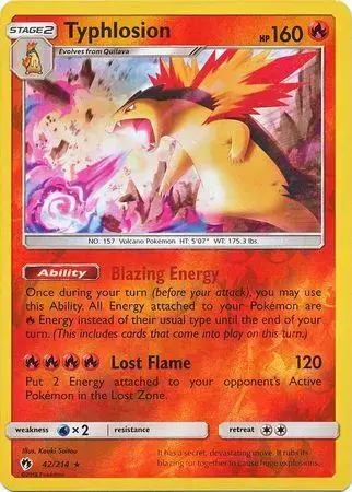 Typhlosion [Reverse Holo] - Pokemon Lost Thunder #42