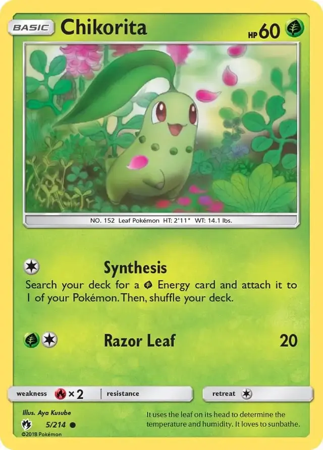 Chikorita - Pokemon Lost Thunder #5
