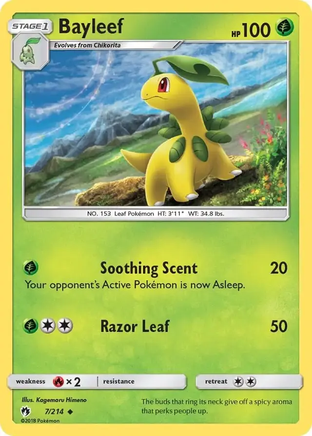 Bayleef - Pokemon Lost Thunder #7