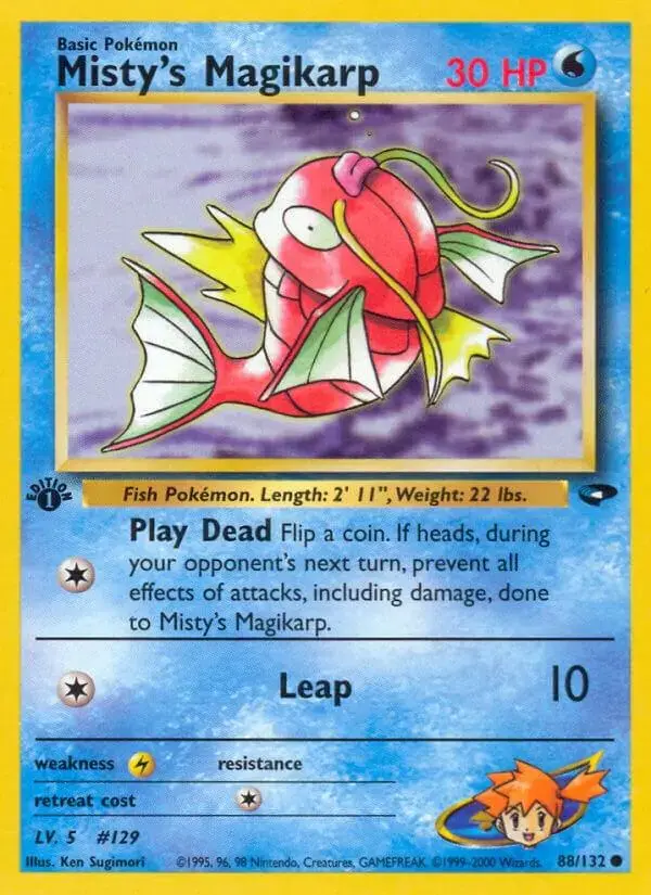 Misty's Magikarp [1st Edition] - Pokemon Gym Challenge #88