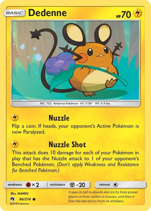 Dedenne - Pokemon Lost Thunder #84
