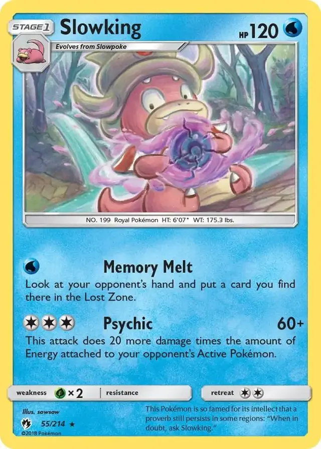 Slowking - Pokemon Lost Thunder #55