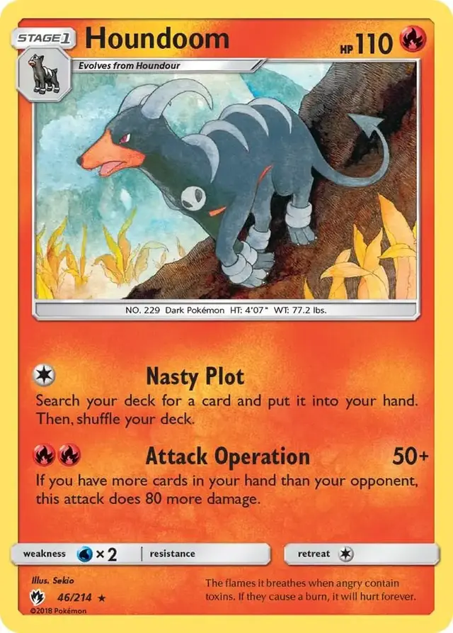 Houndoom - Pokemon Lost Thunder #46
