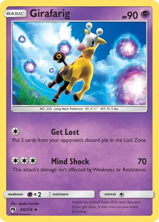Girafarig - Pokemon Lost Thunder #94