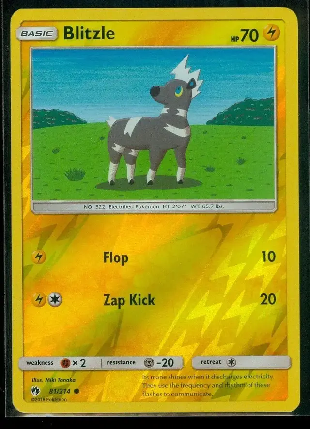 Blitzle [Reverse Holo] - Pokemon Lost Thunder #81