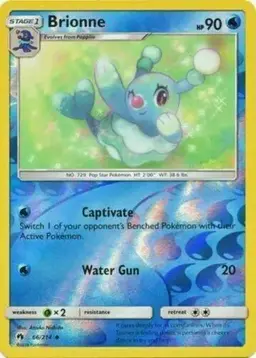 Brionne [Reverse Holo] - Pokemon Lost Thunder