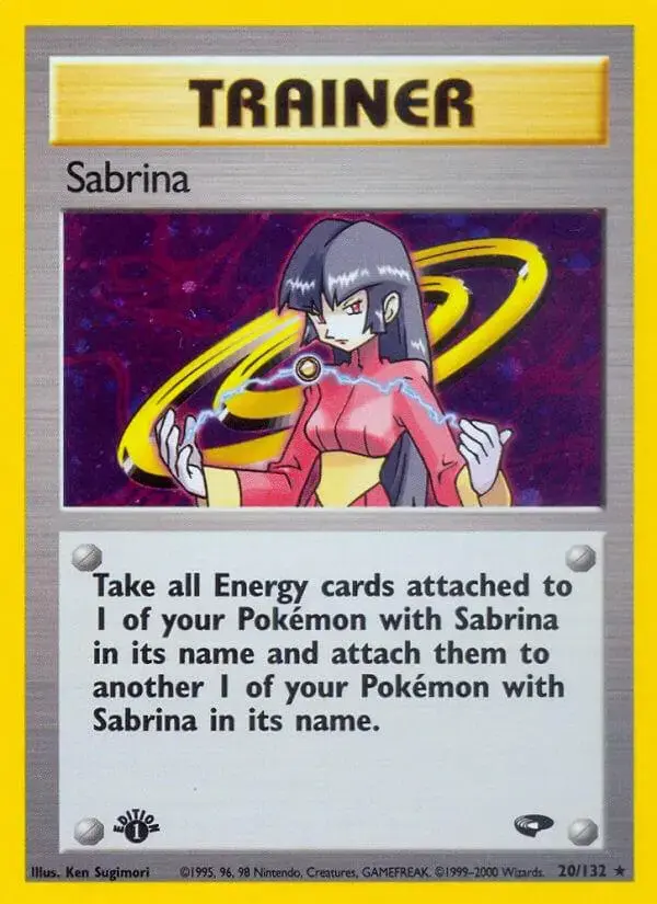 Sabrina [1st Edition] - Pokemon Gym Challenge #20