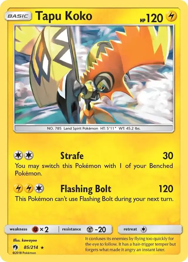 Tapu Koko - Pokemon Lost Thunder #85