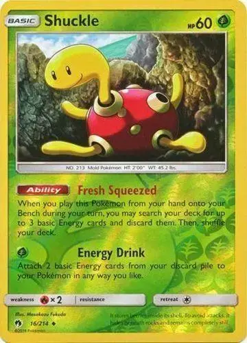 Shuckle [Reverse Holo] - Pokemon Lost Thunder #16