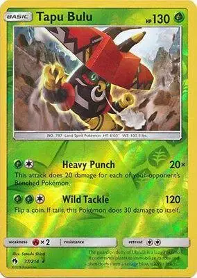 Tapu Bulu [Reverse Holo] - Pokemon Lost Thunder #37