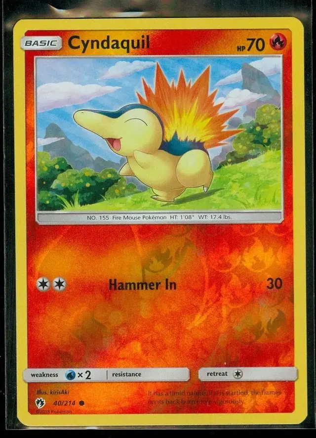 Cyndaquil [Reverse Holo] - Pokemon Lost Thunder #40