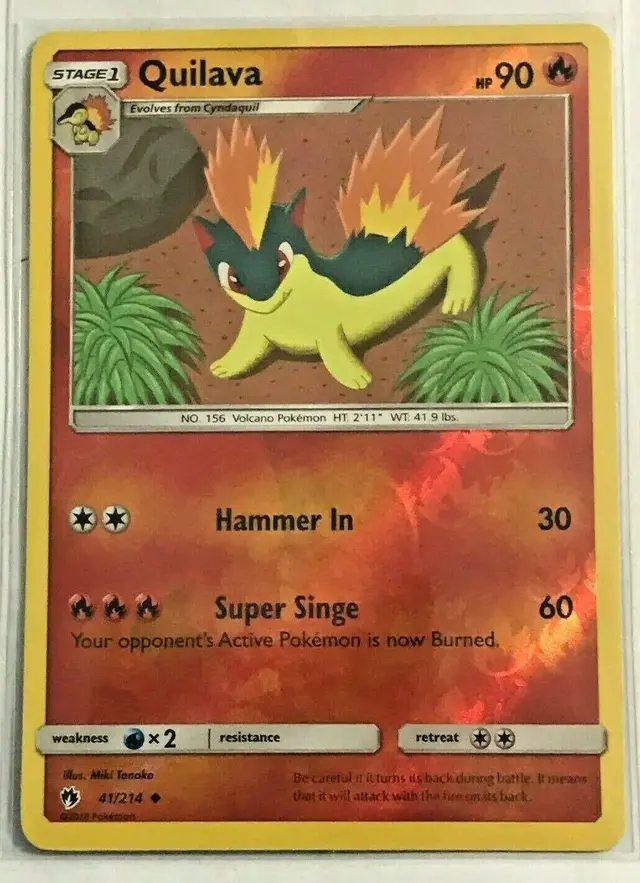 Quilava [Reverse Holo] - Pokemon Lost Thunder #41