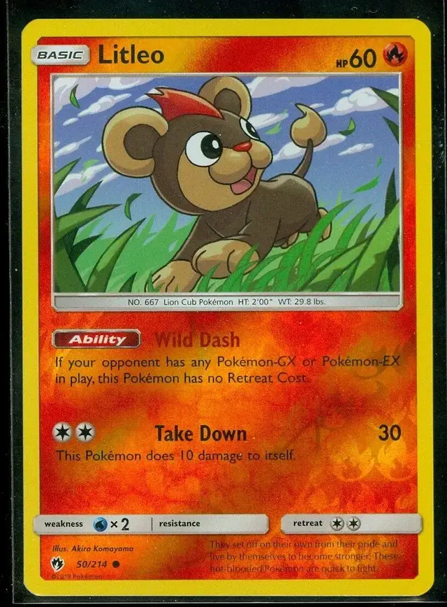 Litleo [Reverse Holo] - Pokemon Lost Thunder #50