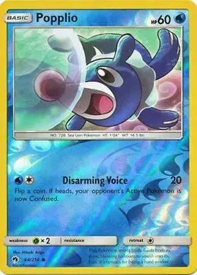 Popplio [Reverse Holo] - Pokemon Lost Thunder #64