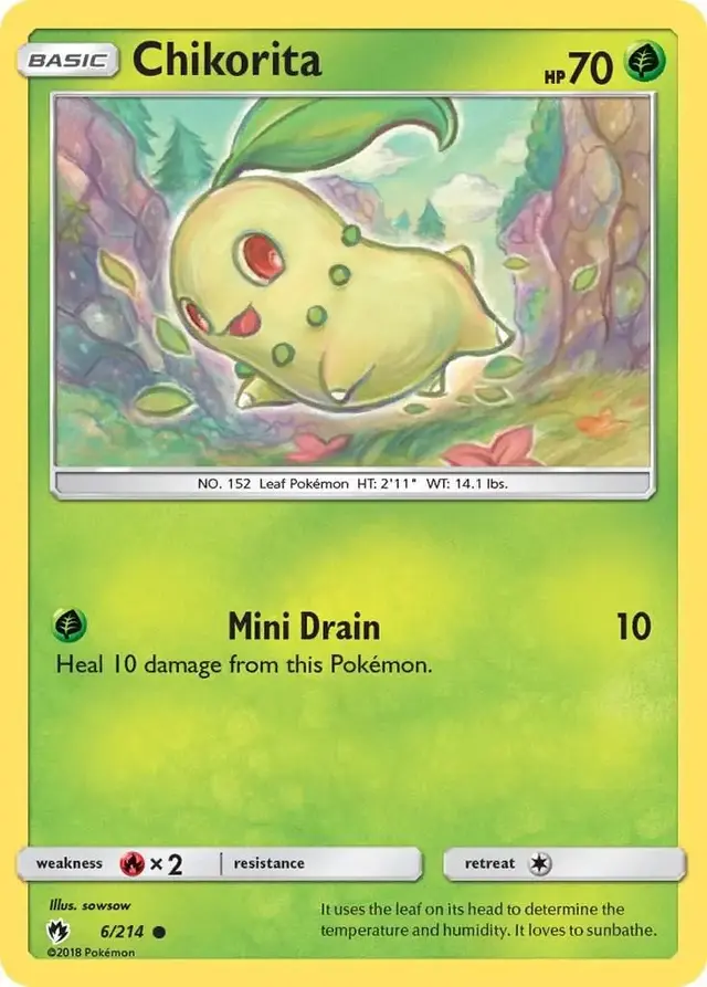 Chikorita - Pokemon Lost Thunder #6