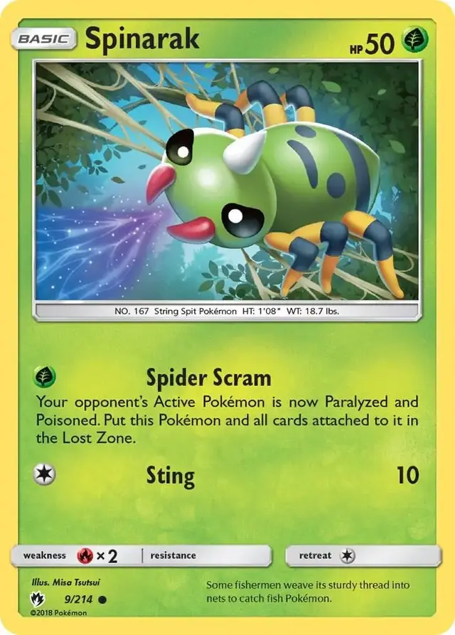 Spinarak - Pokemon Lost Thunder #9