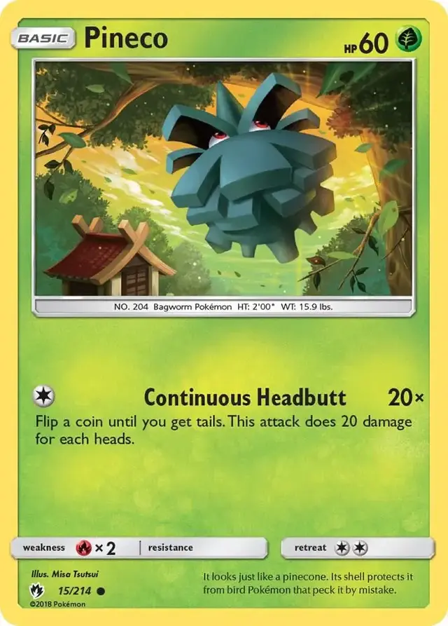 Pineco - Pokemon Lost Thunder #15