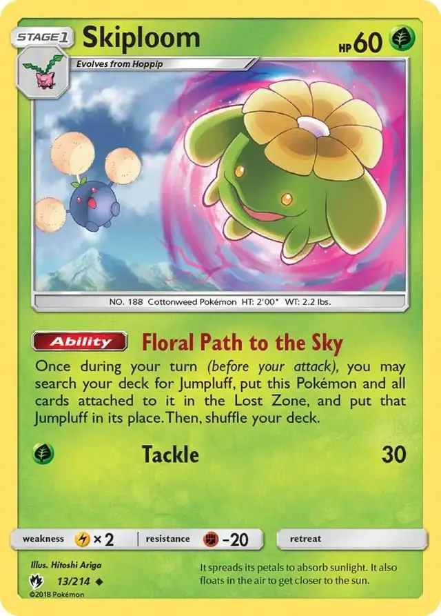Skiploom - Pokemon Lost Thunder #13
