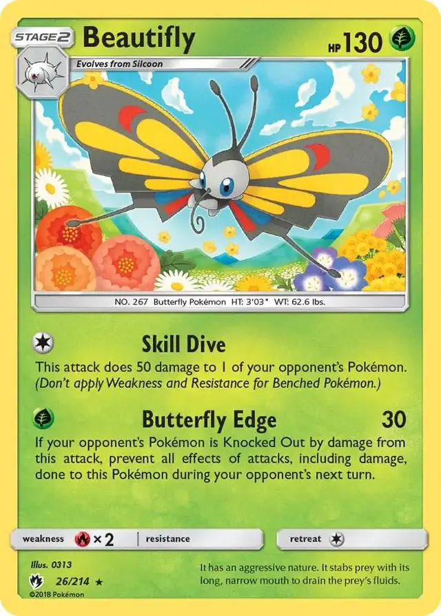 Beautifly - Pokemon Lost Thunder #26