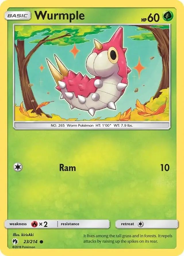 Wurmple - Pokemon Lost Thunder #23
