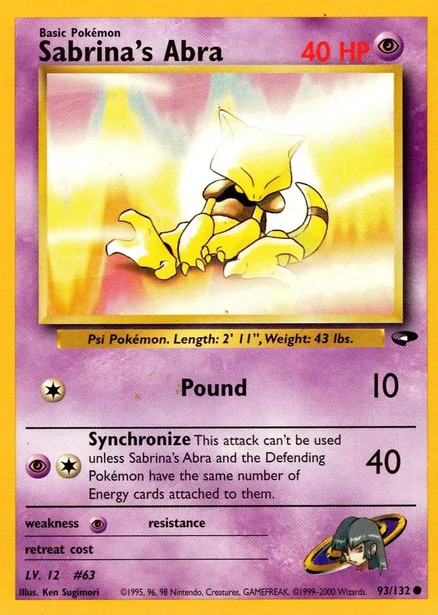 Sabrina's Abra - Pokemon Gym Challenge #93