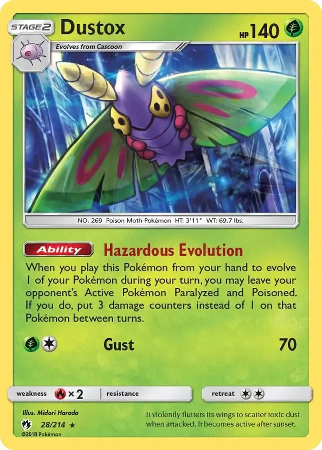 Dustox - Pokemon Lost Thunder #28