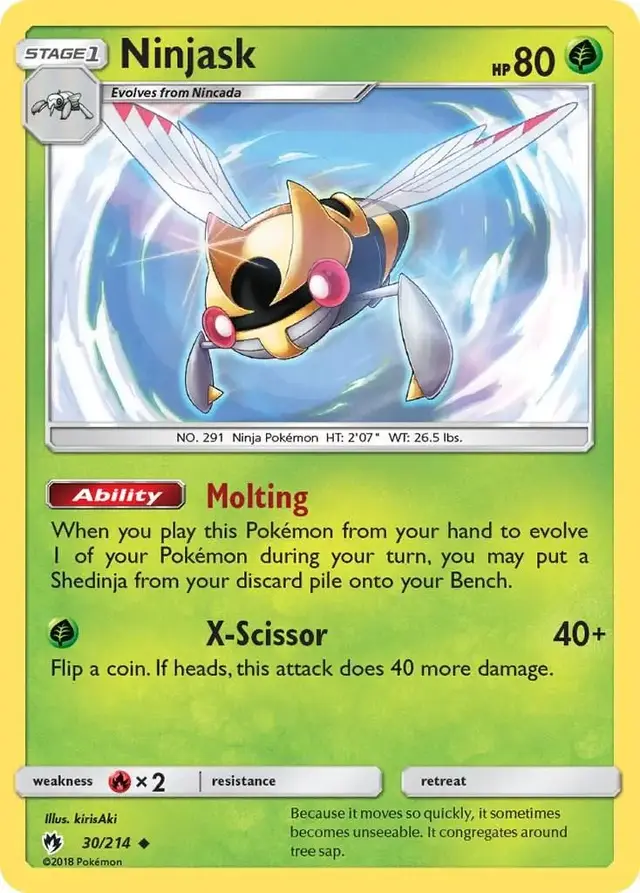 Ninjask - Pokemon Lost Thunder #30