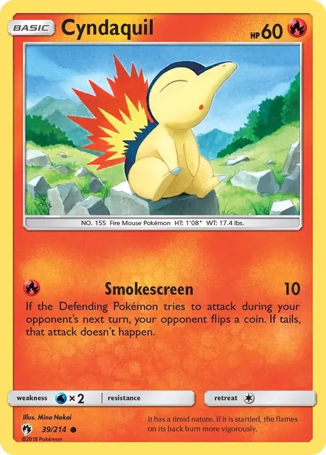 Cyndaquil - Pokemon Lost Thunder #39