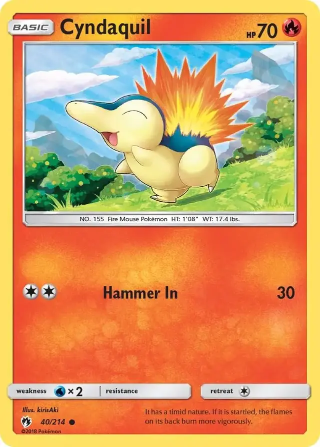 Cyndaquil - Pokemon Lost Thunder #40