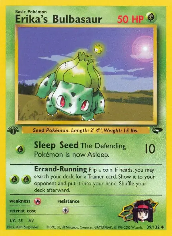 Erika's Bulbasaur [1st Edition] - Pokemon Gym Challenge #39