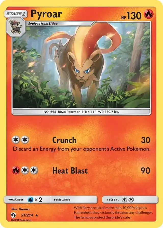 Pyroar - Pokemon Lost Thunder #51