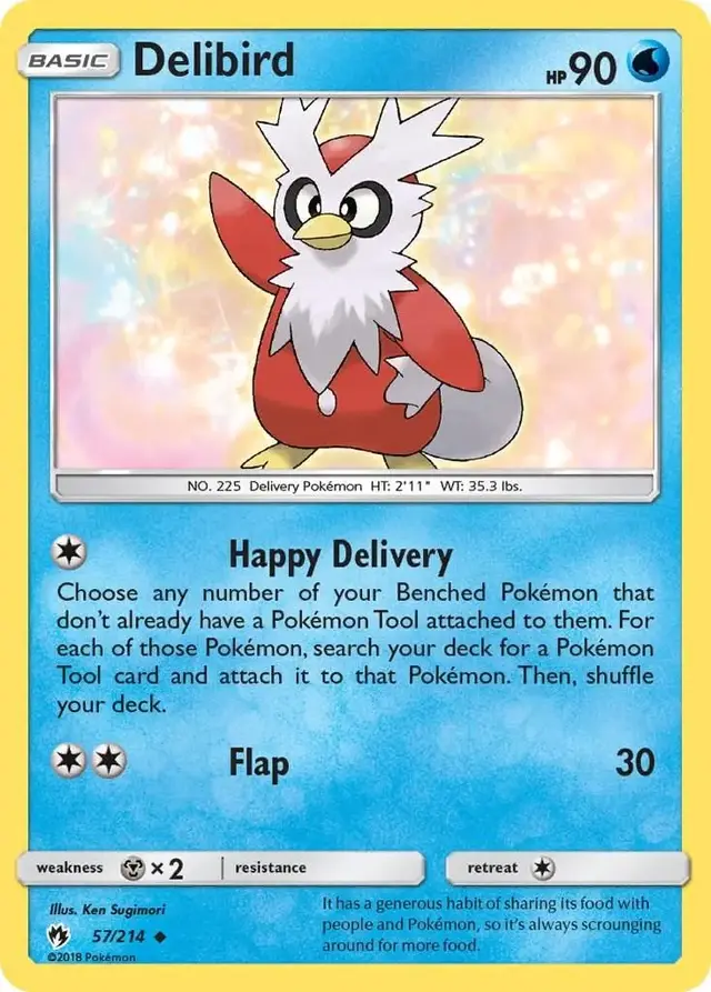 Delibird - Pokemon Lost Thunder #57