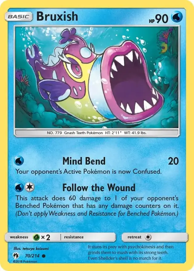 Bruxish - Pokemon Lost Thunder #70