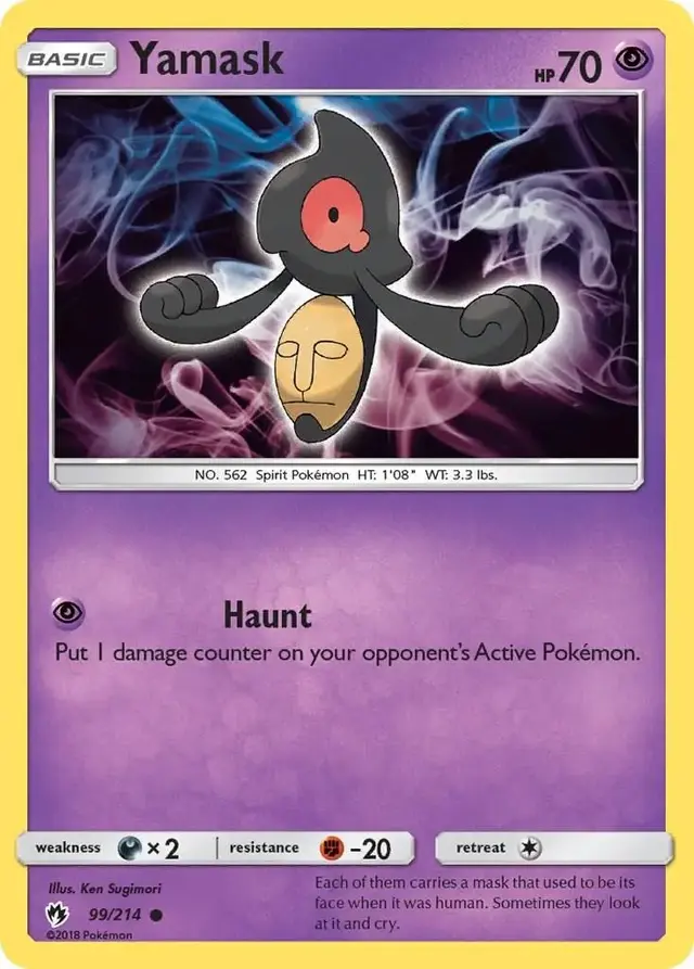 Yamask - Pokemon Lost Thunder #99