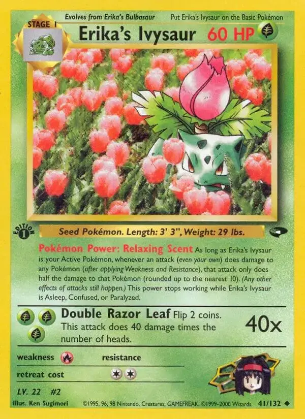 Erika's Ivysaur [1st Edition] - Pokemon Gym Challenge #41