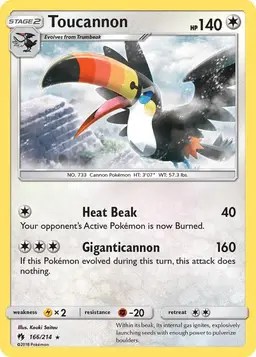 Toucannon - Pokemon Lost Thunder