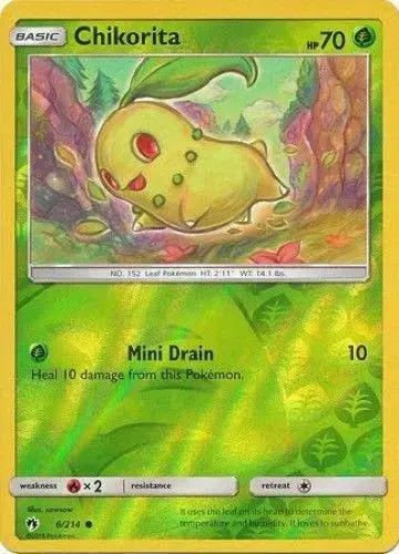 Chikorita [Reverse Holo] - Pokemon Lost Thunder #6