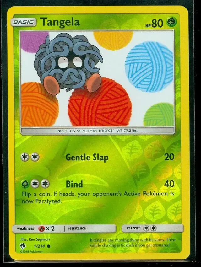 Tangela [Reverse Holo] - Pokemon Lost Thunder #1
