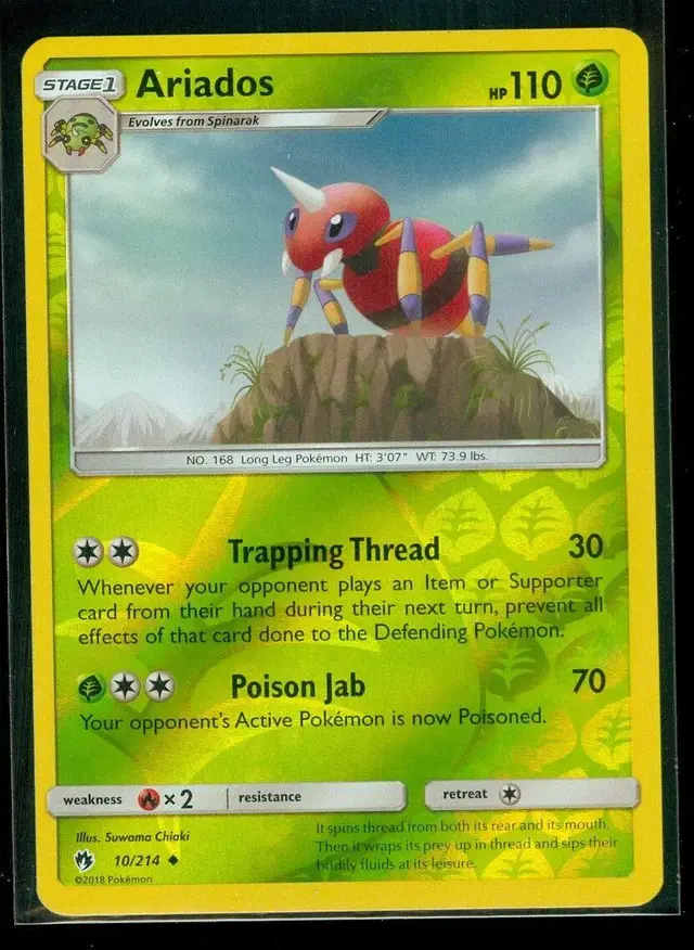 Ariados [Reverse Holo] - Pokemon Lost Thunder #10