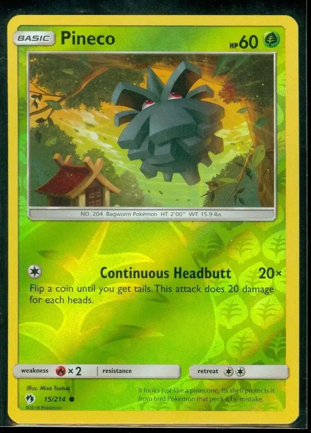 Pineco [Reverse Holo] - Pokemon Lost Thunder #15
