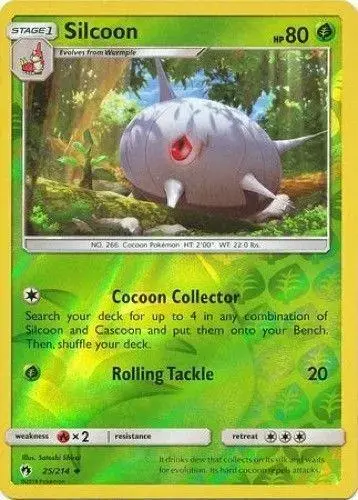 Silcoon [Reverse Holo] - Pokemon Lost Thunder #25