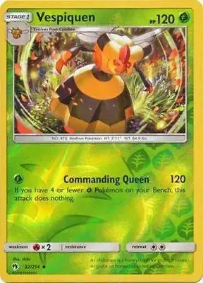 Vespiquen [Reverse Holo] - Pokemon Lost Thunder #32