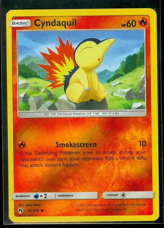 Cyndaquil [Reverse Holo] - Pokemon Lost Thunder #39