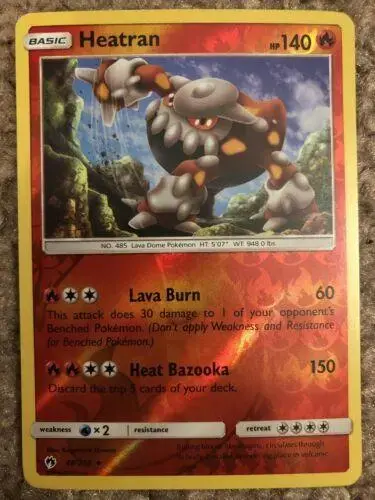 Heatran [Reverse Holo] - Pokemon Lost Thunder #48