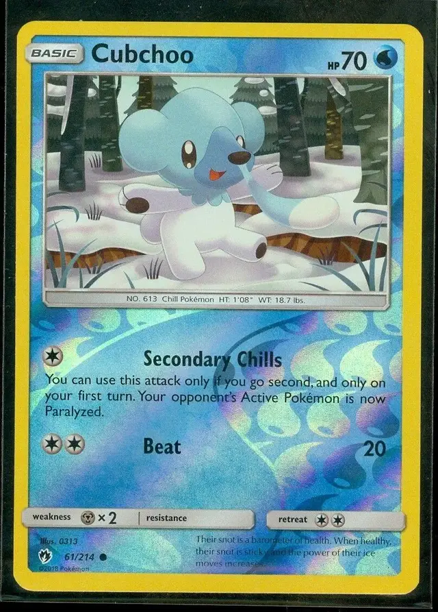 Cubchoo [Reverse Holo] - Pokemon Lost Thunder #61